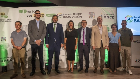Presentación de la Fundación ONCE Baja Visión en Extremadura este jueves en Badajoz. / LP Presentación de la Fundación ONCE Baja Visión en Extremadura este jueves en Badajoz. / LP