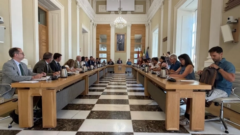 Pleno del Ayuntamiento de Cáceres celebrado este jueves. / LP Pleno del Ayuntamiento de Cáceres celebrado este jueves. / LP