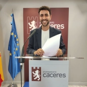 El portavoz del Gobierno local de Cáceres, Ángel Orgaz. / LP El portavoz del Gobierno local de Cáceres, Ángel Orgaz. / LP