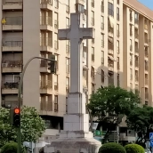 La organización Hazte Oír ha presentado alegaciones ante la Junta de Extremadura para que la Cruz de los Caídos de Cáceres. / LP 