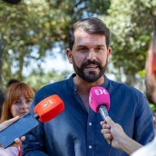 El secretario general del PSOE de Extremadura, Álvaro Sánchez Cotrina. / LP