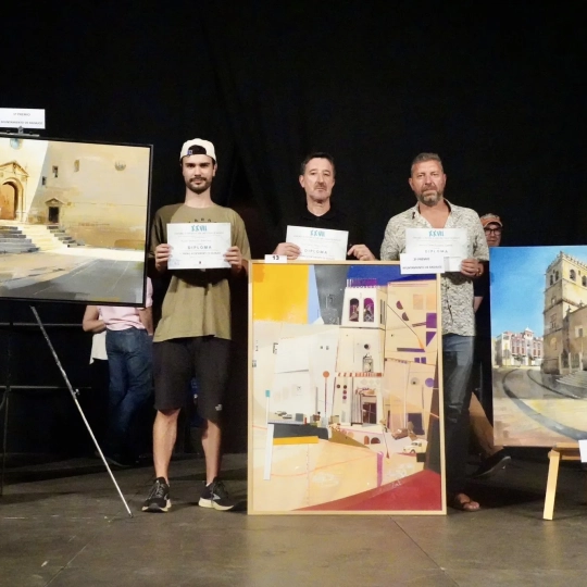 Premiados del Concurso de Pintura al Aire Libre Ciudad de Badajoz que alcanza sus 27 ediciones. / Aytobadajoz Premiados del Concurso de Pintura al Aire Libre Ciudad de Badajoz que alcanza sus 27 ediciones. / Aytobadajoz