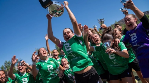 El SportExtremadura CD se proclamó este domingo campeón de la Copa Extremadura Femenina de Fútbol. / EP El SportExtremadura CD se proclamó este domingo campeón de la Copa Extremadura Femenina de Fútbol. / EP