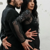 Águeda Saavedra y Juan Tomás de la Molía . / Laura León