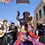Fiesta de Al-Mossassa en Badajoz el año pasado, en la Plaza Alta. / Aytobadajoz