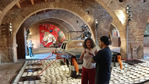 Grabación en el Museo Vostell de Malpartida de Cáceres. / LP