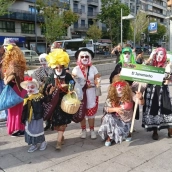 La Diputación de Cáceres ha participado este sábado en el XV Festival de la Máscara de Zamora. / LP La Diputación de Cáceres ha participado este sábado en el XV Festival de la Máscara de Zamora. / LP