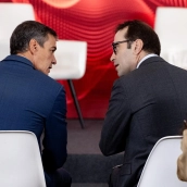 El presidente del Gobierno, Pedro Sánchez y el ministro de economía, el extremeño Carlos Cuerpo. / LP El presidente del Gobierno, Pedro Sánchez y el ministro de economía, el extremeño Carlos Cuerpo. / LP