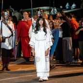 El Vía Martyrum de Santa Eulalia volvió a recorrer la noche del sábado las calles de Mérida. / Aytomerida El Vía Martyrum de Santa Eulalia volvió a recorrer la noche del sábado las calles de Mérida. / Aytomerida