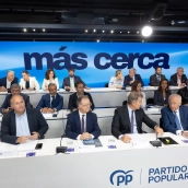 Junta Directiva Nacional del PP, presidida por Alberto Núñez Feijóo. / EP Junta Directiva Nacional del PP, presidida por Alberto Núñez Feijóo. / EP