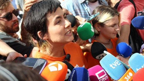 Las portavoces del Sindicato de Inquilinas, Alicia del Rio y Valeria Racu. / EP