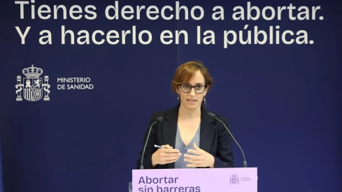 La ministra de Sanidad, Mónica García. / LP