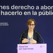 La ministra de Sanidad, Mónica García. / LP La ministra de Sanidad, Mónica García. / LP