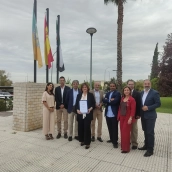 La candidata al Rectorado de la Universidad de Extremadura (UEx), Mercedes Sabido y su equipo. / EP La candidata al Rectorado de la Universidad de Extremadura (UEx), Mercedes Sabido y su equipo. / EP