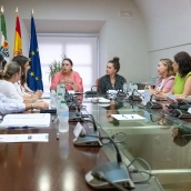 El Consejo de Dirección del Instituto de la Mujer de Extremadura (IMEX) se reunió este miércoles en la sede de Presidencia de la Junta de Extremadura. / LP El Consejo de Dirección del Instituto de la Mujer de Extremadura (IMEX) se reunió este miércoles en la sede de Presidencia de la Junta de Extremadura. / LP