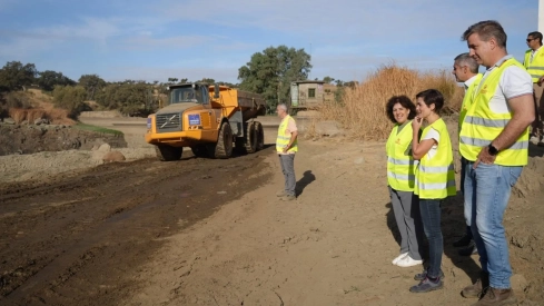 La presidenta de la Diputación de Badajoz, Raquel del Puerto, ha visitado este jueves Valencia del Ventoso. / LP La presidenta de la Diputación de Badajoz, Raquel del Puerto, ha visitado este jueves Valencia del Ventoso. / LP