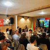 La Diputación de Badajoz ha presentado este viernes en la Feria Internacional Ganadera de Zafra el programa Salto a la Innovación. / LP La Diputación de Badajoz ha presentado este viernes en la Feria Internacional Ganadera de Zafra el programa Salto a la Innovación. / LP