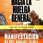 Inquilinato Badajoz ha convocado una manifestación para este domingo en Badajoz. / LP 