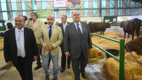 Zafra y Estremoz celebraron este domingo un encuentro institucional para reforzar sus vínculos de hermanamiento. / EP