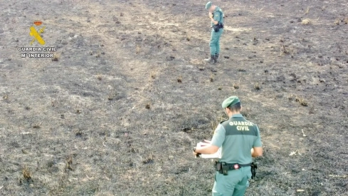 La Guardia Civil ha esclarecido tres incendios forestales registrados este verano en Gargüera, Jaraíz de la Vera y Cáceres. / GC La Guardia Civil ha esclarecido tres incendios forestales registrados este verano en Gargüera, Jaraíz de la Vera y Cáceres. / GC