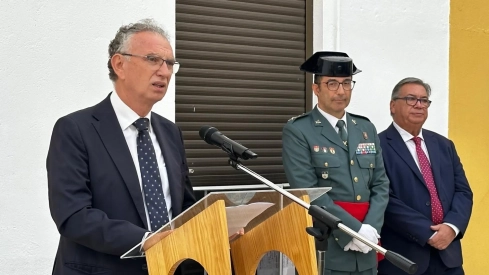 El delegado del Gobierno en Extremadura, José Luis Quintana, en Almendralejo este lunes. / Ep El delegado del Gobierno en Extremadura, José Luis Quintana, en Almendralejo este lunes. / Ep