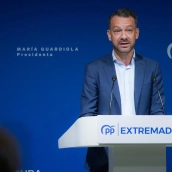 El portavoz del PP de Extremadura, Luis Miguel Núñez. / LP El portavoz del PP de Extremadura, Luis Miguel Núñez. / LP