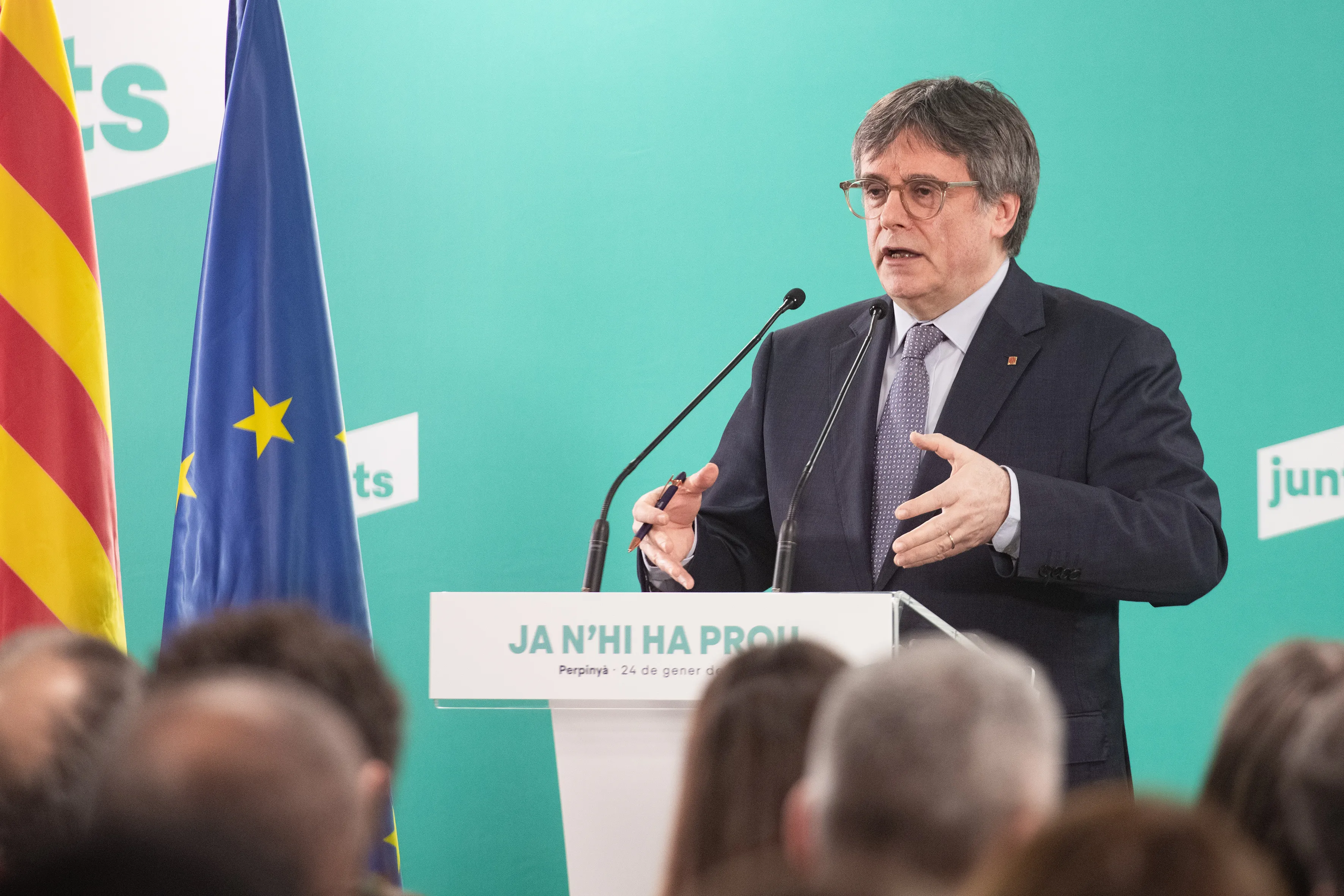 El presidente de Junts per Catalunya, Carles Puigdemont, en una imagen de archivo. / EP El presidente de Junts per Catalunya, Carles Puigdemont, en una imagen de archivo. / EP