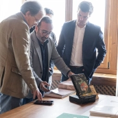 Una delegación uruguaya ha visitado Cáceres para conocer el modelo provincial de apoyo a los municipios pequeños. / LP Una delegación uruguaya ha visitado Cáceres para conocer el modelo provincial de apoyo a los municipios pequeños. / LP