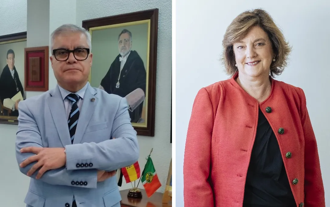 Pedro Fernández y Mercedes Sabido, los dos candidatos a Rector de la Universidad de Extremadura. / LP Pedro Fernández y Mercedes Sabido, los dos candidatos a Rector de la Universidad de Extremadura. / LP