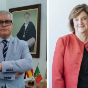 Pedro Fernández y Mercedes Sabido, los dos candidatos a Rector de la Universidad de Extremadura. / LP Pedro Fernández y Mercedes Sabido, los dos candidatos a Rector de la Universidad de Extremadura. / LP