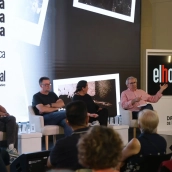 Presentación de  'Píldoras de la Memoria', una serie documental concebida para acercar la historia reciente de Extremadura. / LP