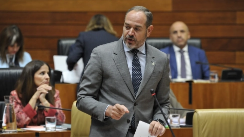El consejero de Infraestructuras, Transportes y Vivienda, Francisco Ramírez, este jueves en la Asamblea. / LP El consejero de Infraestructuras, Transportes y Vivienda, Francisco Ramírez, este jueves en la Asamblea. / LP