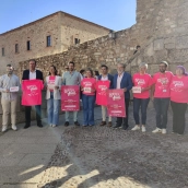 Presentación de la Marcha Rosa de Cáceres, la cual se celebrará el 18 de octubre. / EP Presentación de la Marcha Rosa de Cáceres, la cual se celebrará el 18 de octubre. / EP