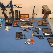 La Policía Nacional ha detenido en Mérida a un hombre de 51 años como presunto responsable de delitos relacionados con la tenencia y modificación de armas de fuego y armas prohibidas./ CNP La Policía Nacional ha detenido en Mérida a un hombre de 51 años como presunto responsable de delitos relacionados con la tenencia y modificación de armas de fuego y armas prohibidas./ CNP
