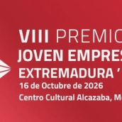 La Asociación de Jóvenes Emprendedores y Empresarios de Extremadura, AJE Extremadura, celebrará el 16 de octubre los Premios Joven Empresario 2026. / LP La Asociación de Jóvenes Emprendedores y Empresarios de Extremadura, AJE Extremadura, celebrará el 16 de octubre los Premios Joven Empresario 2026. / LP
