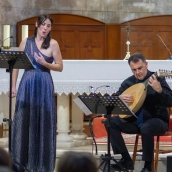 Dúo Orpheo, formado por Eugenia Boix y Jacinto Sánchez. / LP 