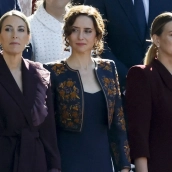 María Guardiola, este lunes en Madrid, junto a la presidenta de la Comunidad de Madrid, Isabel Díaz Ayuso. / LP María Guardiola, este lunes en Madrid, junto a la presidenta de la Comunidad de Madrid, Isabel Díaz Ayuso. / LP