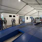La nueva estación de ITV de Mérida ha comenzado su actividad este martes, 13 de octubre, en la calle Palencia, dentro del polígono industrial El Prado. / LP La nueva estación de ITV de Mérida ha comenzado su actividad este martes, 13 de octubre, en la calle Palencia, dentro del polígono industrial El Prado. / LP