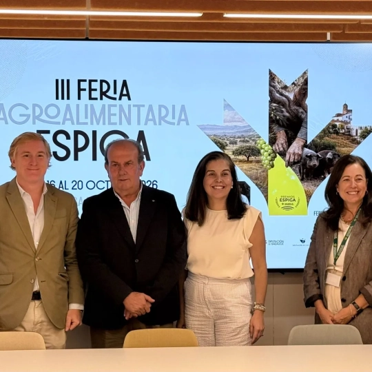 Presentación de la III Feria Agroalimentaria Espiga en Badajoz este miércoles. / RV Presentación de la III Feria Agroalimentaria Espiga en Badajoz este miércoles. / RV
