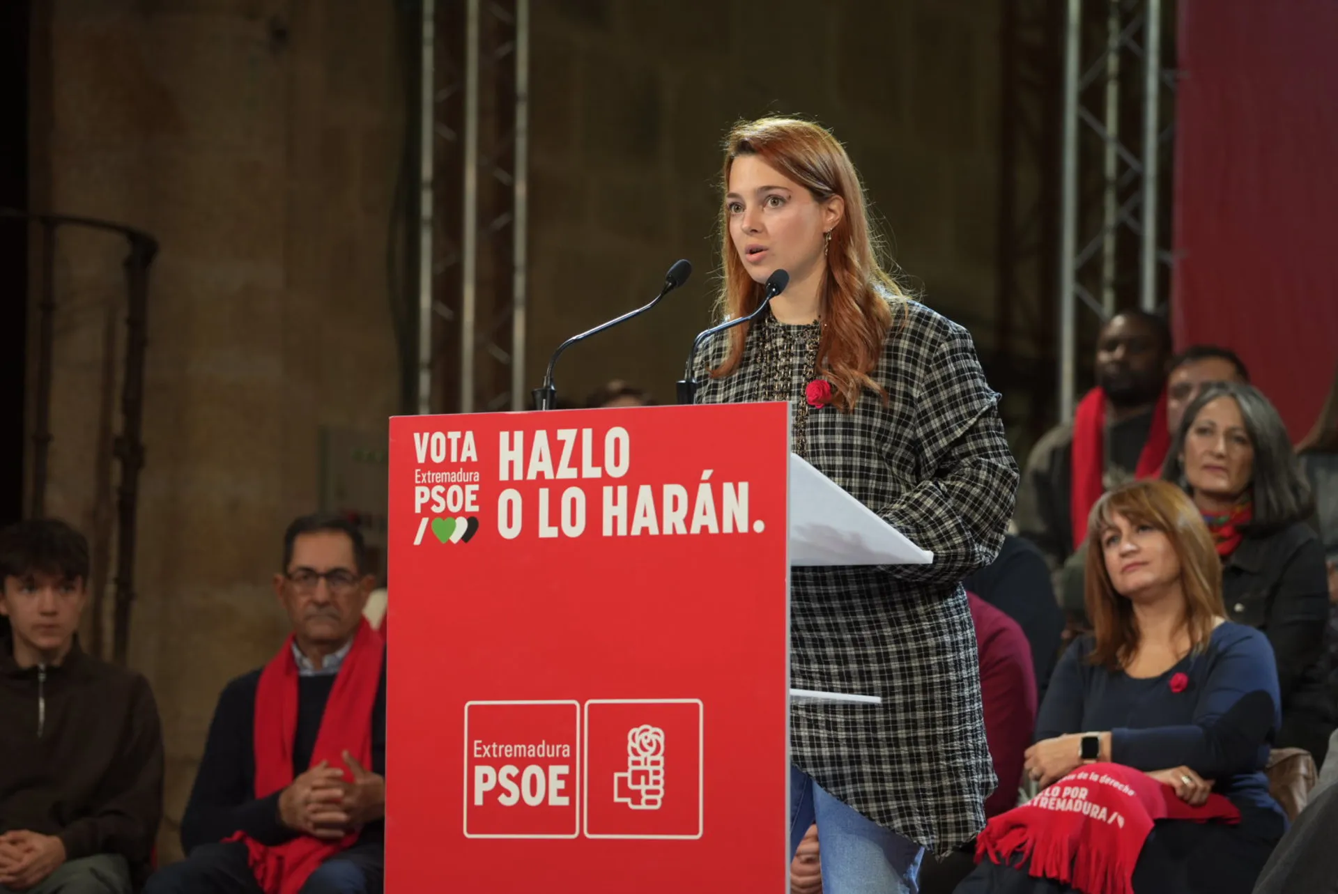 La exsecretaria general de JJSS de la provincia de Cáceres, Irene Pozas, encabezará la candidatura del PSOE al Congreso de los Diputados, / LP La exsecretaria general de JJSS de la provincia de Cáceres, Irene Pozas, encabezará la candidatura del PSOE al Congreso de los Diputados, / LP