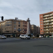 Cruz de los Caídos en Cáceres en la actualidad, al inicio del Paseo de Cánovas. / LP Cruz de los Caídos en Cáceres en la actualidad, al inicio del Paseo de Cánovas. / LP