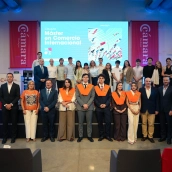 Clausura de la primera edición del Máster Universitario en Comercio Internacional en Badajoz. / LP 