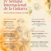 Cartel de la IV Semana Internacional de la Guitarra. / LP Cartel de la IV Semana Internacional de la Guitarra. / LP
