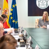 María Guardiola preside el consejo de Gobierno de la Junta de Extremadura este martes en Mérida. / LP María Guardiola preside el consejo de Gobierno de la Junta de Extremadura este martes en Mérida. / LP