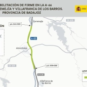 El Consejo de Ministros ha autorizado la licitación de las obras para la rehabilitación estructural del firme de la A-66 en un tramo de 17,5 kilómetros. / LP