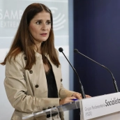 La portavoz parlamentaria del PSOE, Isabel Gil Rosiña. / LP 