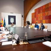 Consejo de Gobierno de la Junta de Extremadura celebrado este martes en Mérida. / LP Consejo de Gobierno de la Junta de Extremadura celebrado este martes en Mérida. / LP