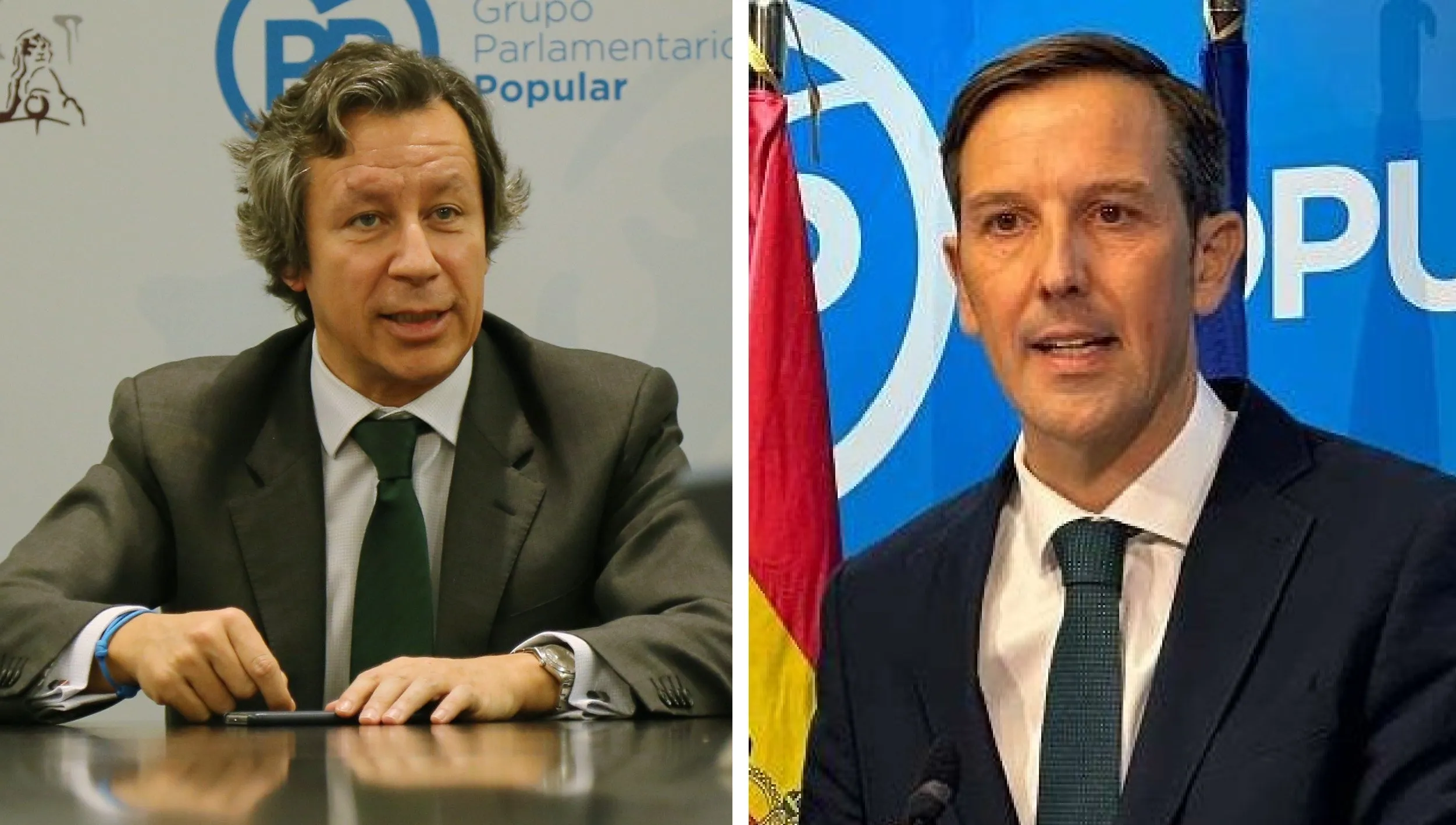 Carlos Floriano (izquierda) y Antonio Cavacasillas, número 2 al Congreso por el PP. / LP 