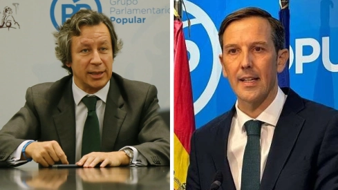Carlos Floriano (izquierda) y Antonio Cavacasillas, número 2 al Congreso por el PP. / LP Carlos Floriano (izquierda) y Antonio Cavacasillas, número 2 al Congreso por el PP. / LP