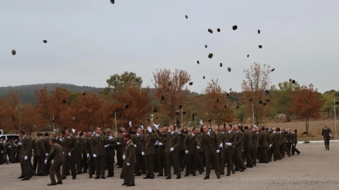 Acto de clausura en el Cefot de los alumnos del 1º ciclo de 2026 este viernes en Cáceres. / LP